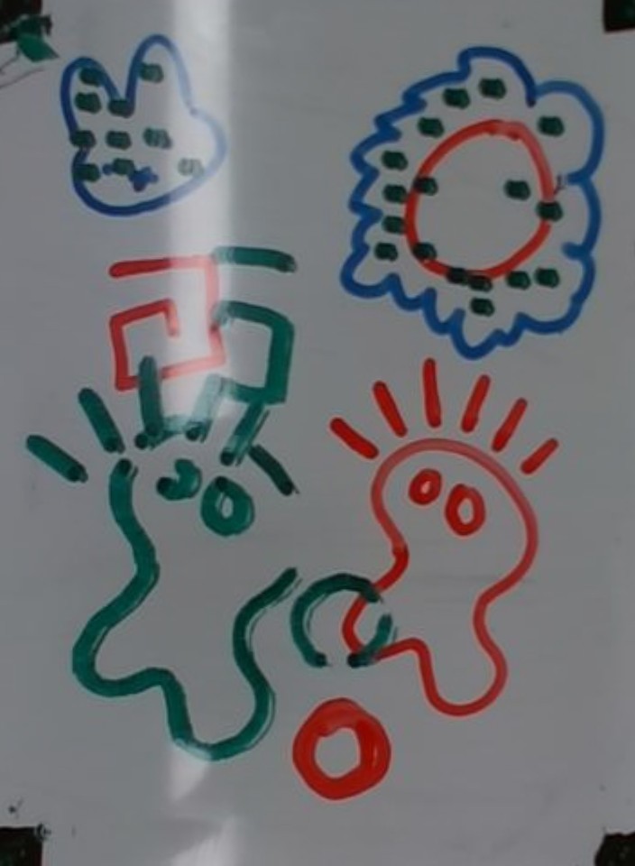 The board after the visitor's turn